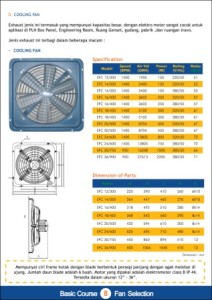 Exhaust Fan Standard Cooling